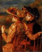 Pierre Renoir Two Girls oil painting artist